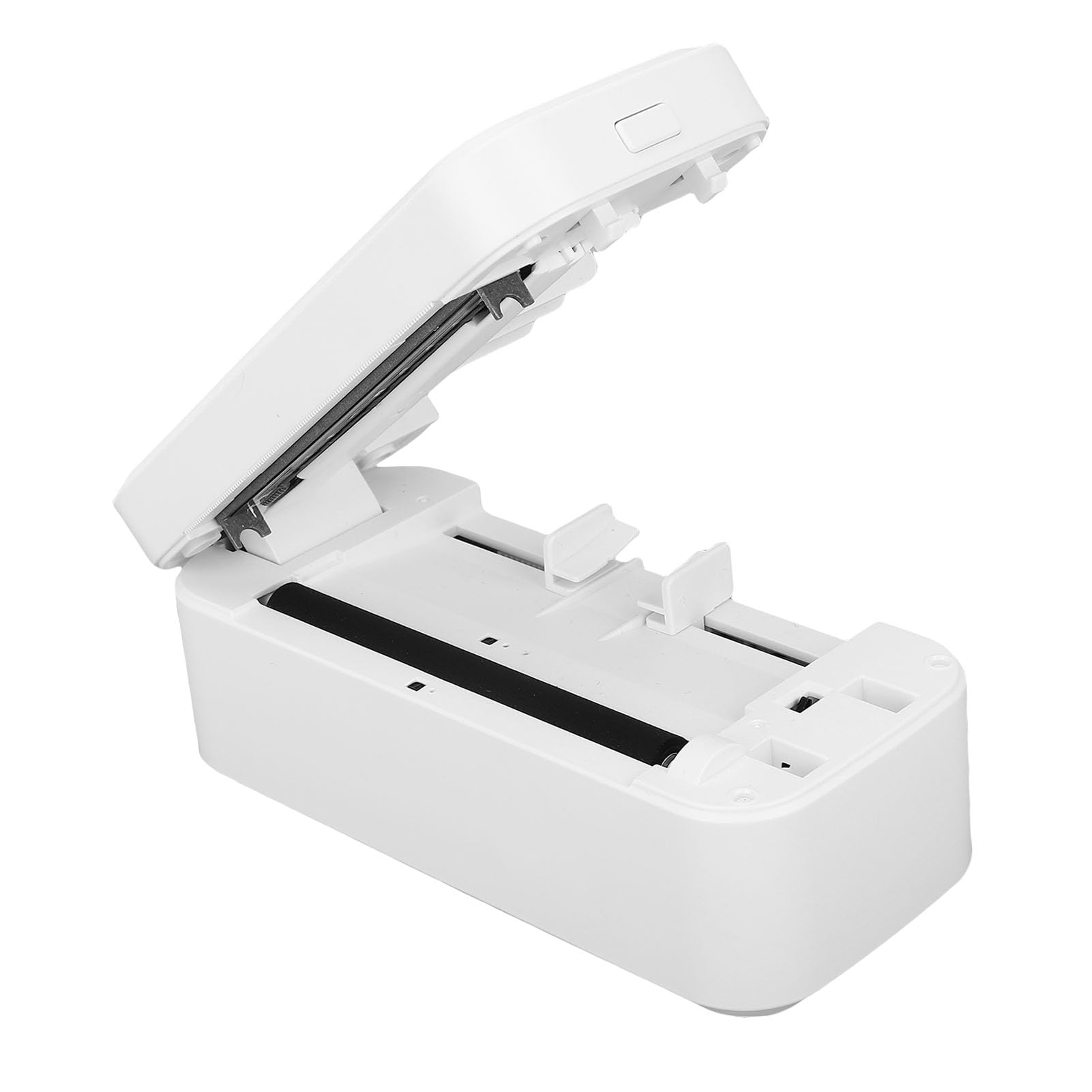 Jeffergarden Termiczna Drukarka Etykiet 4x6 200 Dpi Biała Drukarka Etykiet Pocztowych Kompatybilna z Komputerem Tablet z Telefonem Komórkowym do Centrów Handlowych w Domowym Biurze (UE)