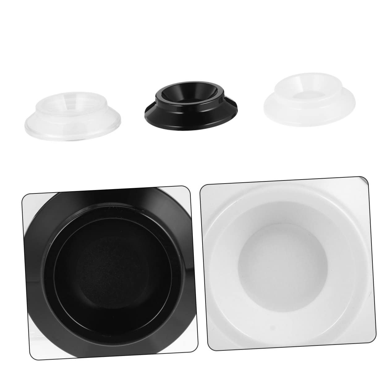 Wakauto 12pcs Piano Pad Feet Plastic Piano Cups Sturdy Soundproof for Piano Legs Suitable for Furniture