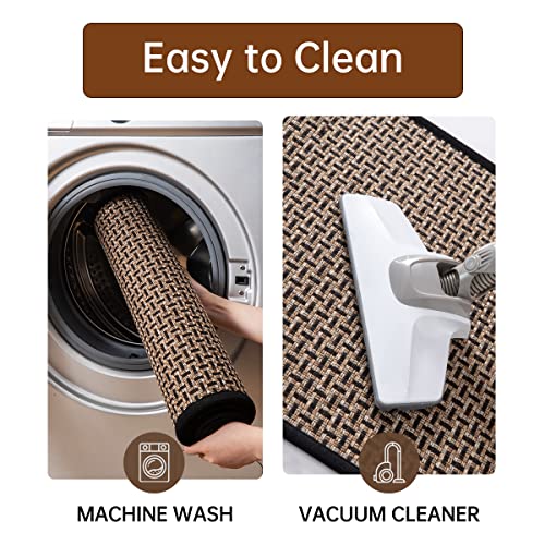 Eqivei KITCHEN FLOOR MATS Rugs And Mats Non Skid Washable Set Of 2 Pcs thumb #5