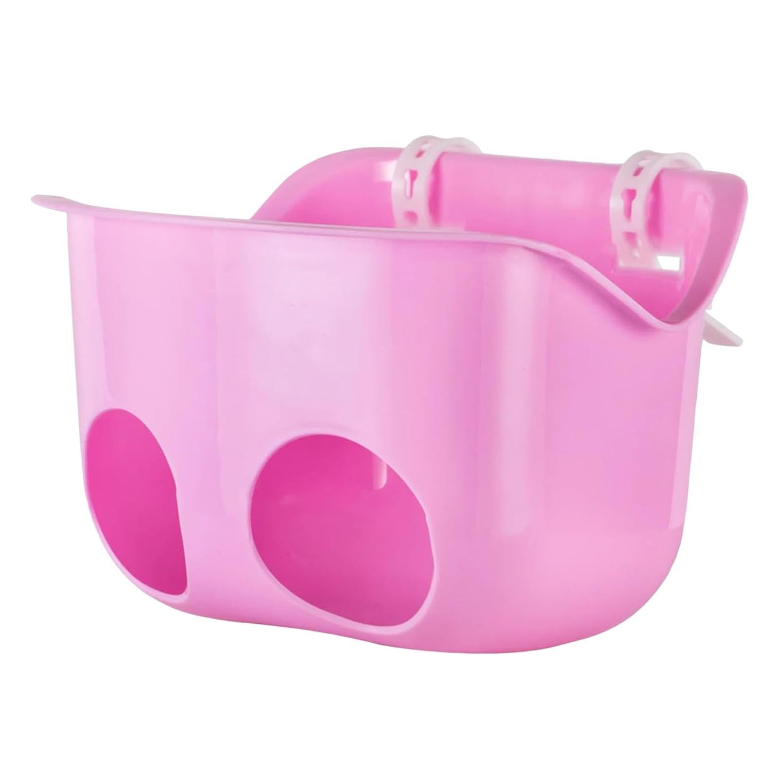 Doll Bike Seat, Secure Strap DollBike Carrier, Kids Bicycle Seat Basket, Safety Shell with Adjustable Harness, Multifunctional Doll BicyclesSeat for Bicycles Balance Bikes
