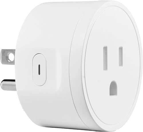 Miniatura 9 de VEVOR Enchufe inteligente, salida inteligente WiFi compatible con Alexa y Google Home, enchufes WiFi con programación, control de aplicaciones y