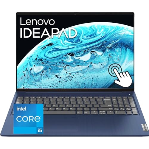 Image of Lenovo IdeaPad Slim • 15.6 inch FHD Touchscreen Laptop • Intel Core i5-1335U (10 Cores) • 24GB DDR4RAM • 1TB SSD • Privacy Shutter • Copilot AI • SD Card Reader • 10H Battery • WiFi 6 • Windows 11