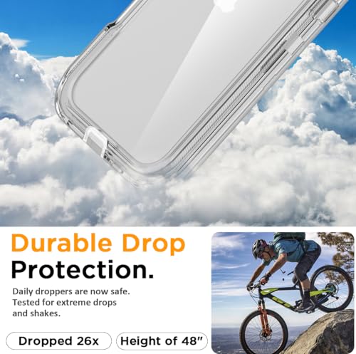 AICase for iPhone 16 Pro Max Case Clear 3 in 1 Heavy Duty Drop Protection Full Body Rugged Shockproof/Dust Proof 3-Layer Military Protective Tough Durable Cover for iPhone 16 Pro Max 6.9"_5 - image 7