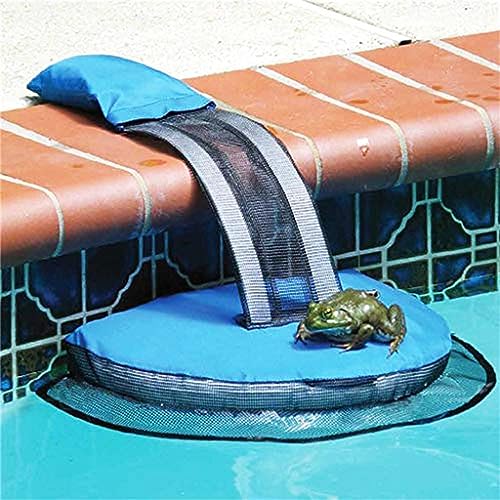 Oriental eLife Pool Ausstiegshilfe für Tiere, Tiersparende Fluchtrampe für Pool, Schwimmende Rampe Rettungen, Tierrampe Kleintier Swimming Fluchtrampe Sicherheit Tierrettungs Critter Escape Ramp, Blau