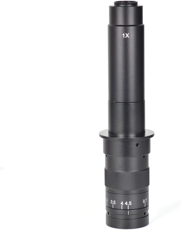 Monocular Max 300x Zoom C-Mount Glass Lens Adapter F/Industry Digital Microscope Camera Objective