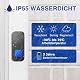 Funkklingel Set mit 300 m Reichweite und IP55 Schutzklasse