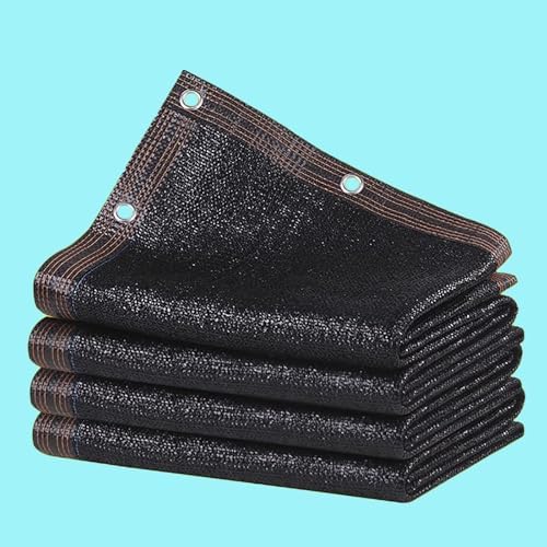 Heavy Duty Sun Shade Cloth for Patio Garden Sunblock Mesh Cover for Outdoor Greenhouse 10'x13' Black Shade Sail Net