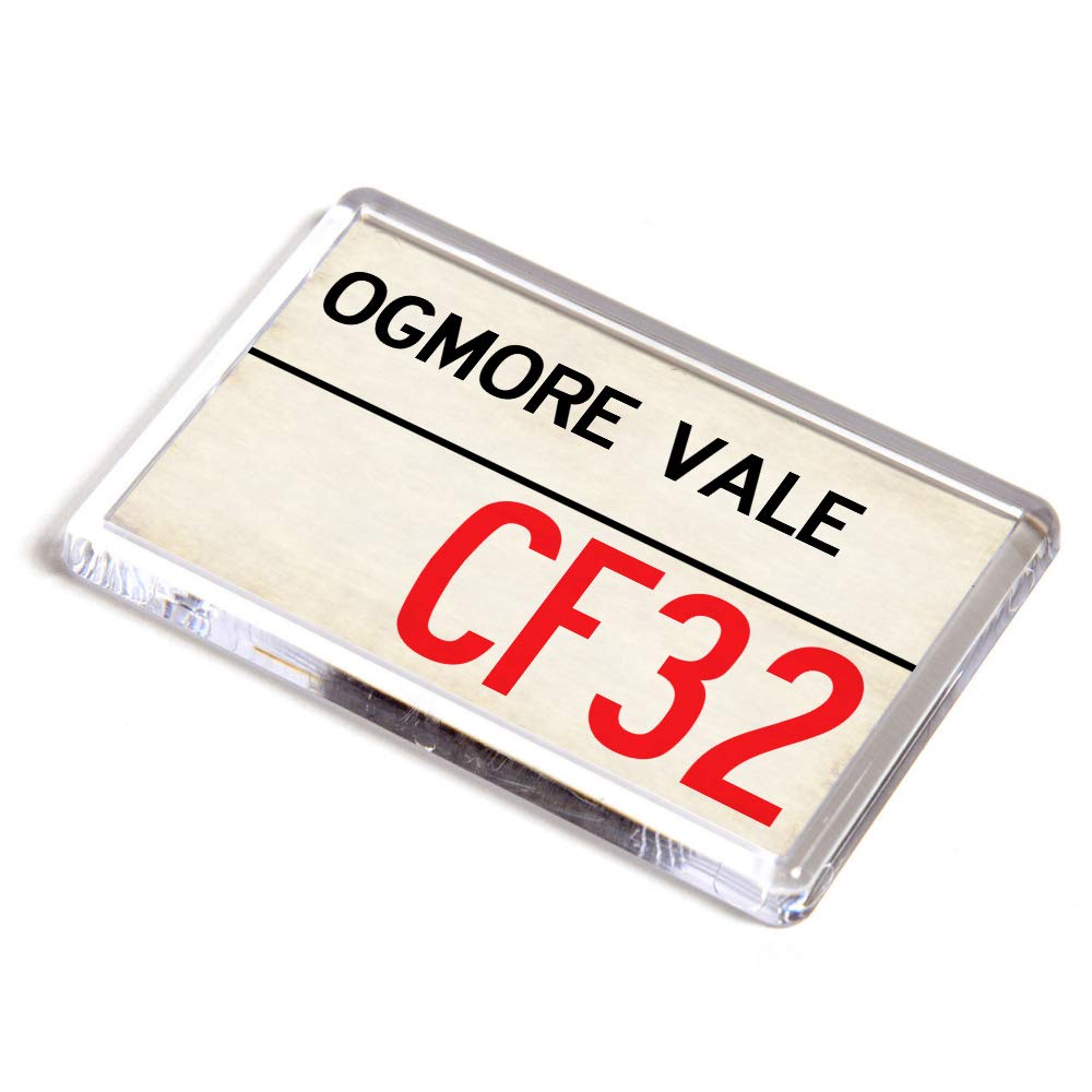 FRIDGE MAGNET - Ogmore Vale CF32 - UK Postcode Place Gift