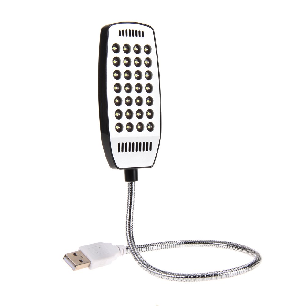MESHIV USB Reading Lamp with 28 Bright LED Lights 5W and Flexible Gooseneck for Notebook Laptop, Desktop, PC, Study Table Night Reading Lamp (Black) (B09YQCDL36) Amazon Price History, Amazon Price Tracker