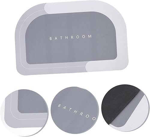 Miniatura 8 de Tapete absorbente antideslizante para baño y cocina, alfombra suave de secado rápido, diseño compacto para entrada y ducha y lavable