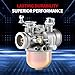 Carburetor Compatible with Yamaha Golf Cart G1 Gas Car 2-Cycle Stroke Engine Club Cars,Carb Replace OEM# J24-14101-01, J24-14101-00, J24-13586