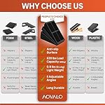 Slant Board Squat Wedge block Calf Stretcher Incline Board 3 pcs with 5 Adjustable Angle for Workout, Therapy, Gym & Home Exercise, Anti Slip rubber Included Top & Bottom Easy to Use better Stability - Image 5