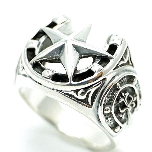 [シルバーワン] ho 馬蹄ホースシュー スターリング メンズ シルバー925 (19号)