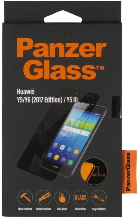 Tempered Glass Screen Protector, Black, Huawei Y6 (2017)