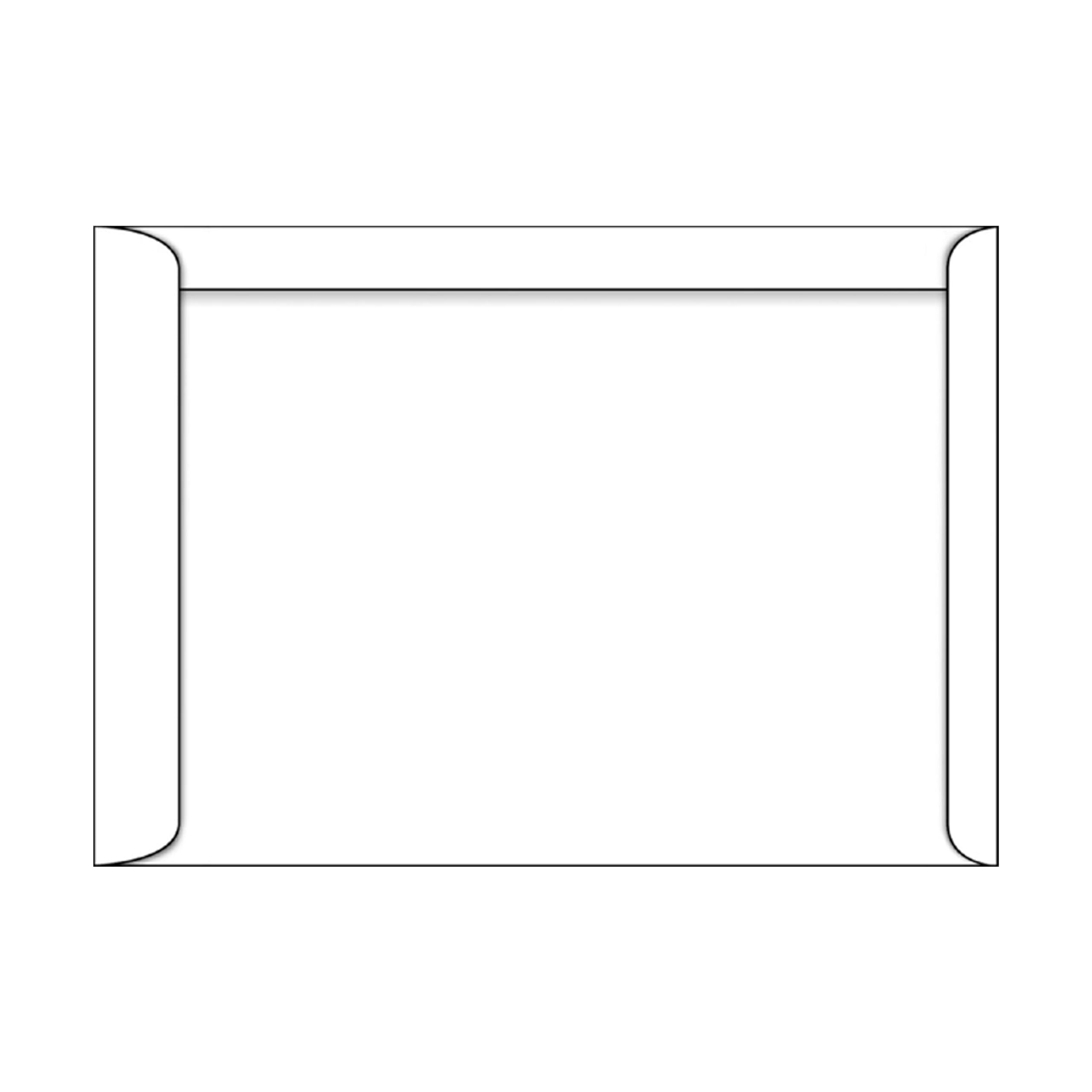 DULA EB4 Umschläge, Akte Umschlag, 262 x 371 mm, 250 Stück, Selbstklebend mit Klebestreifen, 120 g/m²