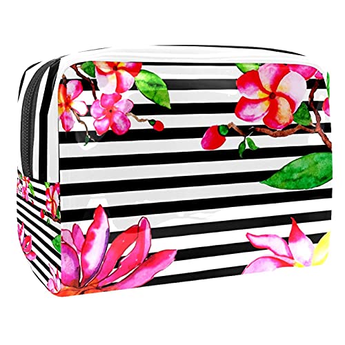 Trousse à maquillage jaune girafe Vanity multicolore de 18.5cm pour pinceaux