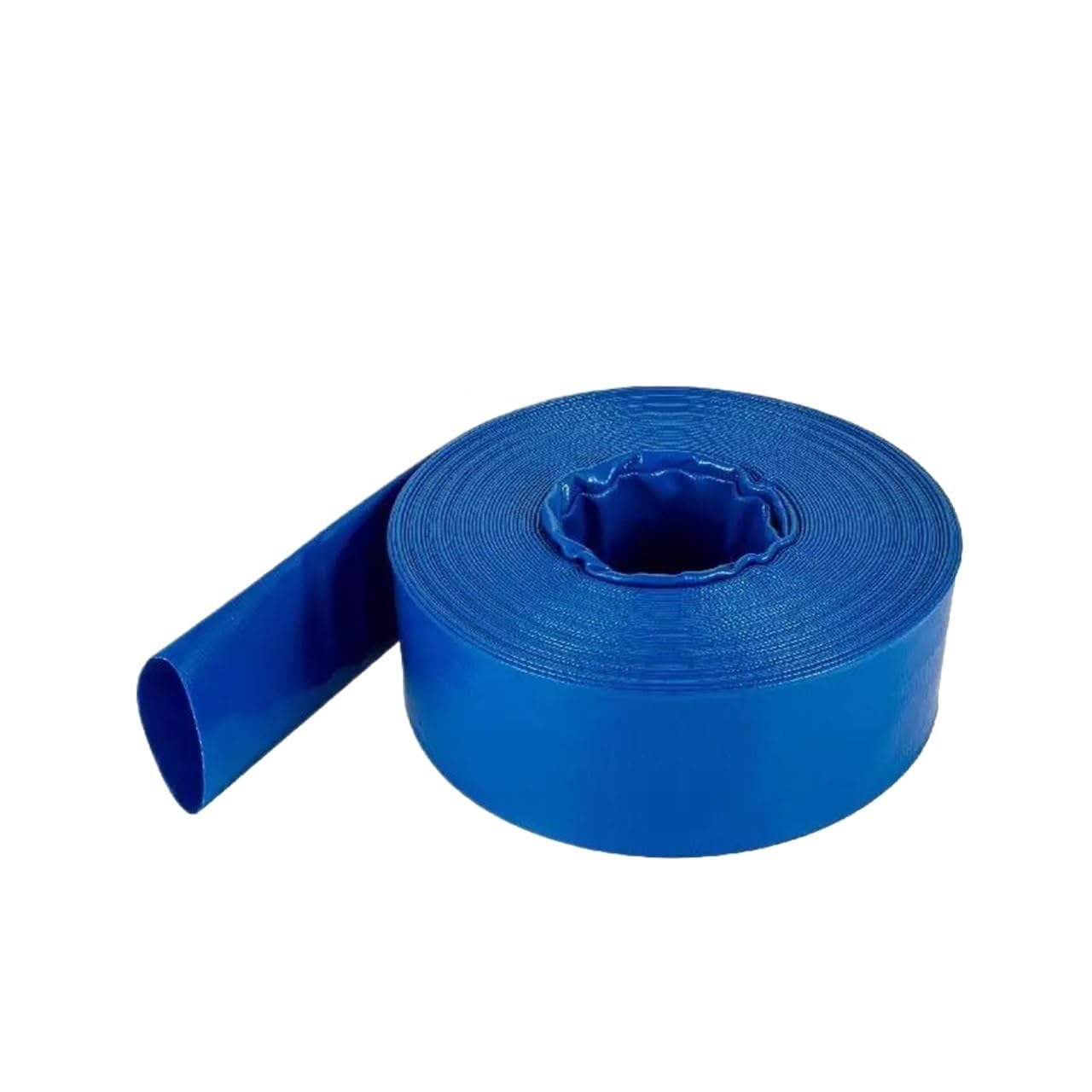Manguera de Descarga, Manguera Plana, retrolavado, Abrazadera for Manguera de Drenaje, Herramientas de Limpieza de Piscinas(3x100 in)