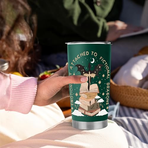Taza Térmica Fourth Wing con Diseño de Dragón miniatura 3