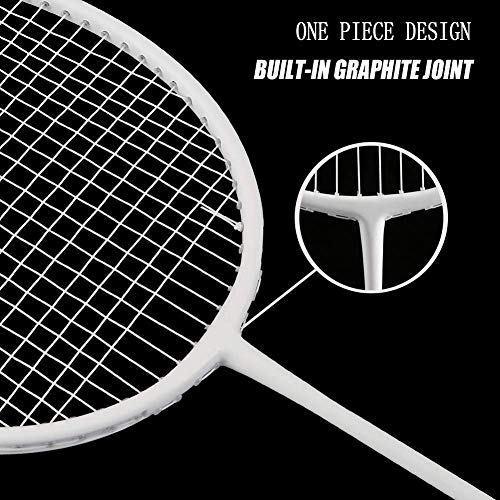Senston Badminton Rackets Set Of 4, Badminton Set For Outdoor Backyards Gym, Lightweight Badminton Rackets 4 Pack #TOP3