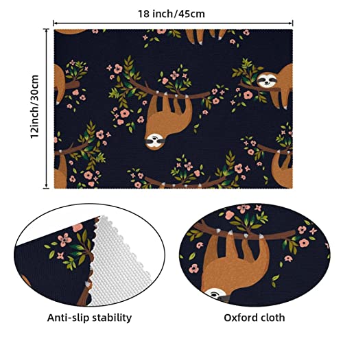 Set de table tissu Oxford résistant à la chaleur facile à nettoyer - 5