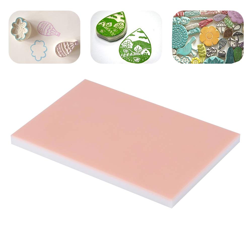 Heepdd As Shown Rubber Stamp Carving Blocks, Soft And Durable Colored Rubber Blocks For Printing Crafting Diy Stamps Making Kits For Art Lovers