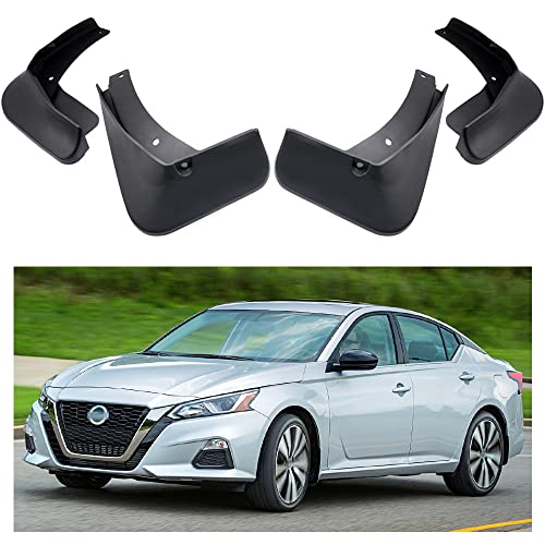 Image of Mud Flaps Splash Guards Compatible with Nissan Altima 2019-2026 | Front Rear Mud Guards Set of 4, Black