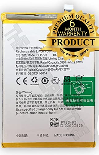 Image of Original BLP793 Battery for Oppo Norzo 30A / Norzo 30 pro / C25 / C11 C12 C13 C15 Battery with 6 Month Warranty***(B001200)