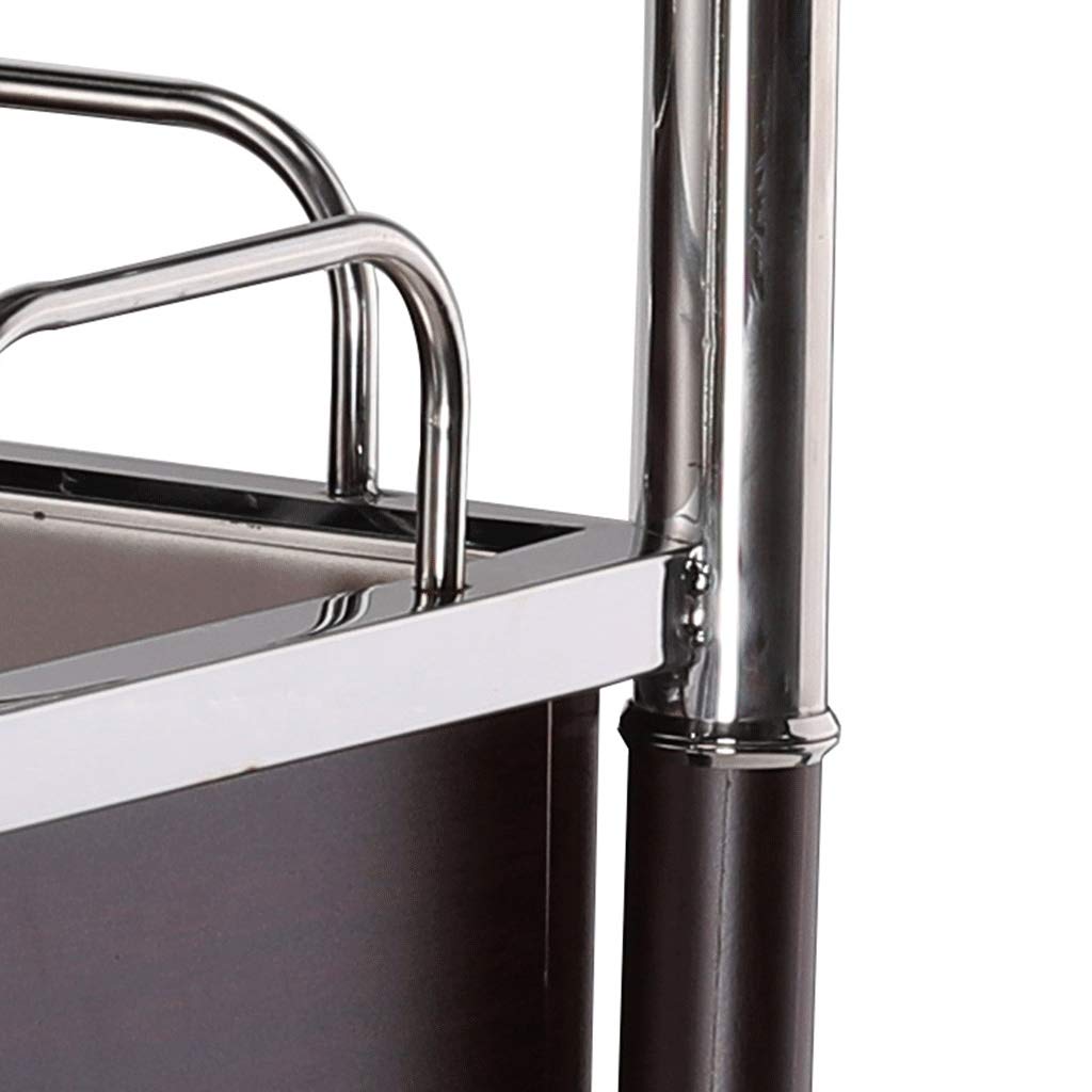 Carrito de almacenamiento de vino para cocina, carrito de servir bebidas, carrito de vino y té para restaurantes, hogar y eventos, elegante organizador de bebidas para vino y bebidas
