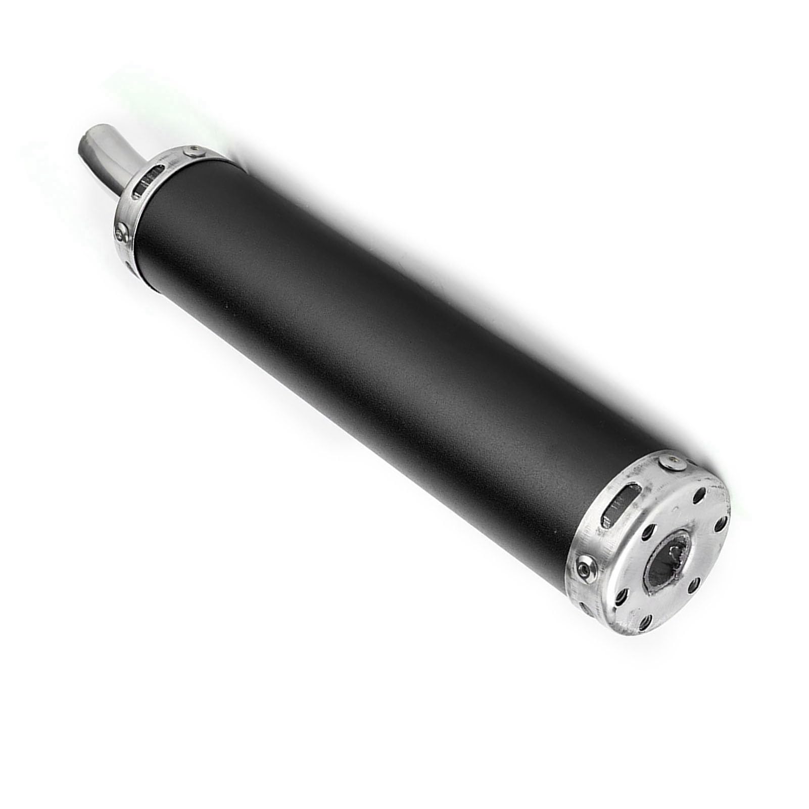lyrlody Tłumik Wydechu ze Stali Nierdzewnej 20 Mm/0,8 Cale 2-suwowy (BLACK)