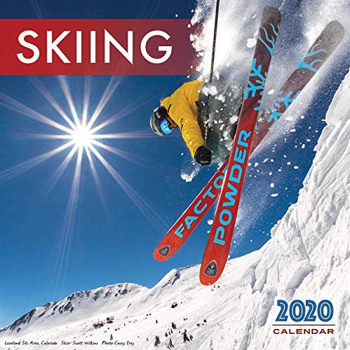 Skiing 2020 Wall Calendar - 12x12 SKI Colorado and Beyond
