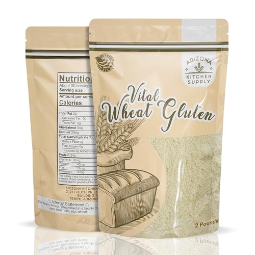 2.2 lb Vital Wheat Gluten | High-Protein, All-Natural Wheat Protein