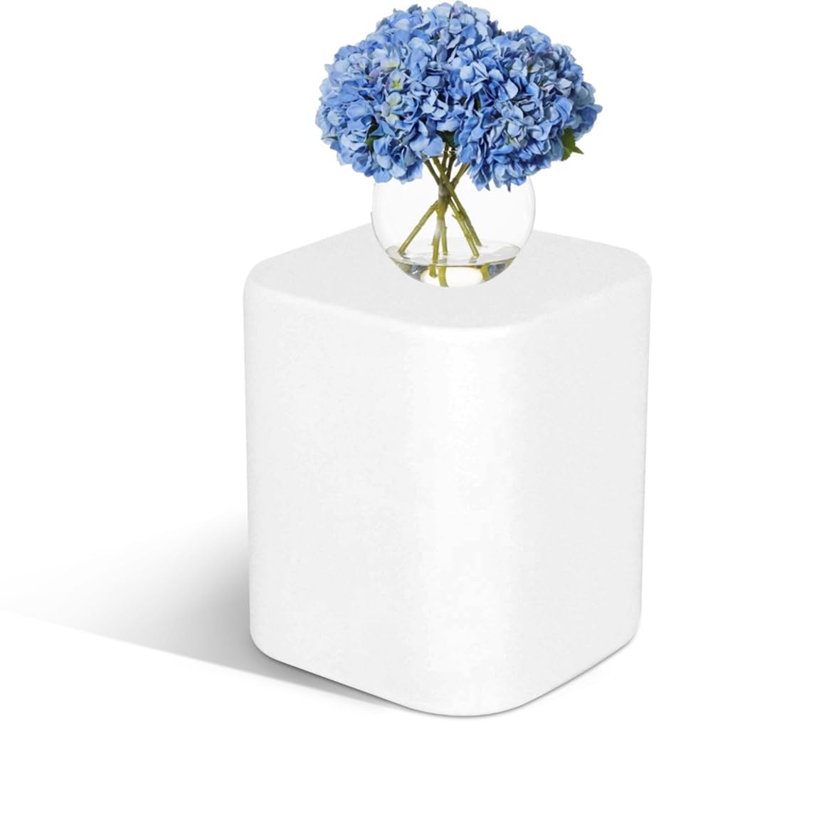 Colonna quadrata supporto piedistallo per sweet table espositore plastica cm 30x30x35 h MADE IN ITALY