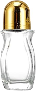 50ml Large Roller Ball Bottle For Body Castor Oil Glass Essential Oils Roller Bottles Diy Deodorant Containers Roll On