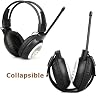 Retekess TR101 FM Headphone Radio,Hearing Test Headphones,3.5MM AUX Jack Compatible with Phones,Computers and Tablets,Suitable for School,Travel,Conferences,Training (10 Packs)