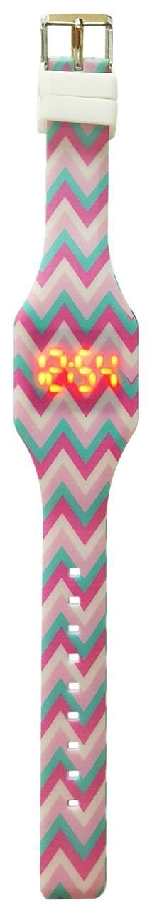 Opakowanie z 20 silikonowymi zegarkami LED (dziewczynki) – zegarki LED z oświetleniem infanfiles, młodzież, dzieci, urodziny, komunię