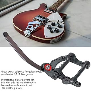 Pièces de guitares métal et palissandre guitare cordier pont ensemble passionnés de musique SG LP Jazz guitares pour… - Les Beatles, Paul McCartney, John Lennon, RIngo Starr, George Harrison Pièces de guitares métal et palissandre guitare cordier pont ensemble passionnés de musique SG LP Jazz guitares pour… – Image 2