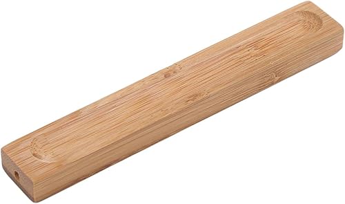 Miniatura 2 de Soporte de incienso de madera para palos con ángulo ajustable, quemador de incienso con colector de cenizas, 4.1 x 0.6 x 0.4 in de fragancia