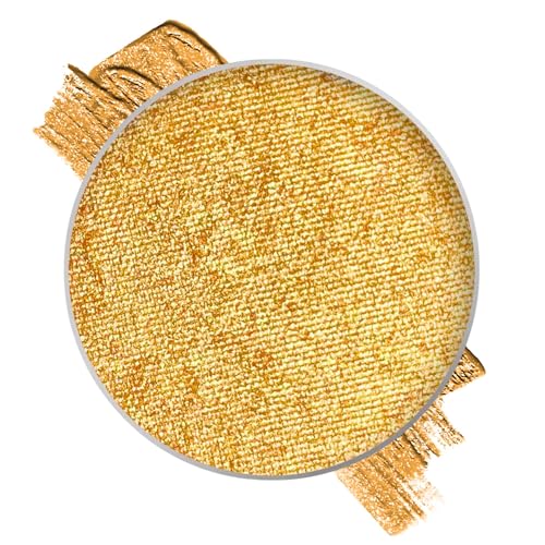 Image of Mehron Paradise FX Metallics - Metallic Gold 0.25 oz | Pro Water-Activated Shimmer Paint for Raves, Costumes, SFX, Halloween, Stage, Screen, Theater & Cosplay