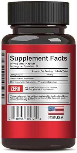 Miniatura 2 de Crown Elite Premium Suplemento de ubiquinona CoQ10 de alta absorción, aumenta la salud del corazón y la producción de energía de forma natural,