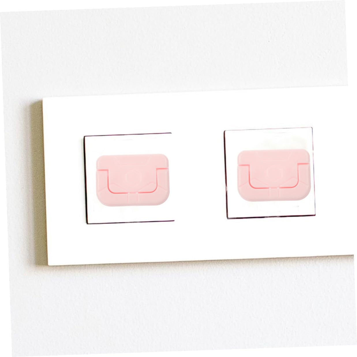 ibasenice 40pcs Proofing Outlet Covers Electrical Safety Socket Protectors Nursery Essentials Childproof Plug Caps with Pink Pattern