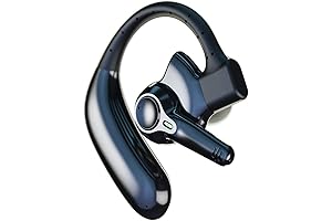 Advanced One Ear Bluetooth Headset with AI Noise Cancellation