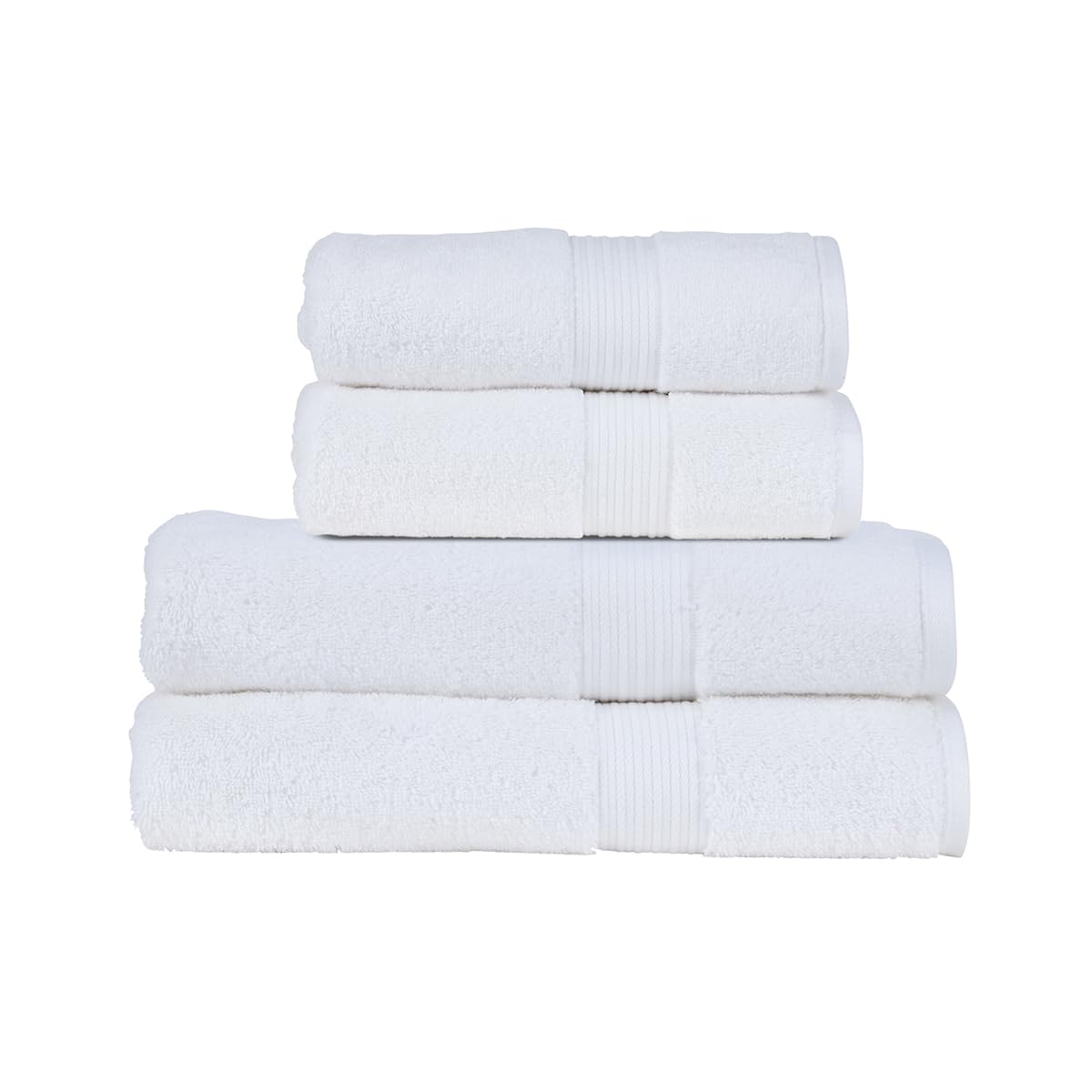 Christy Supreme Hygro 2 Hand Towels Set | Blush Pink | 100% Luxury Supima Cotton | Ultra Soft | Super Absorbent | 650GSM | Plush and Long Lasting — view 84