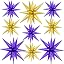 Gold + Dark Purple