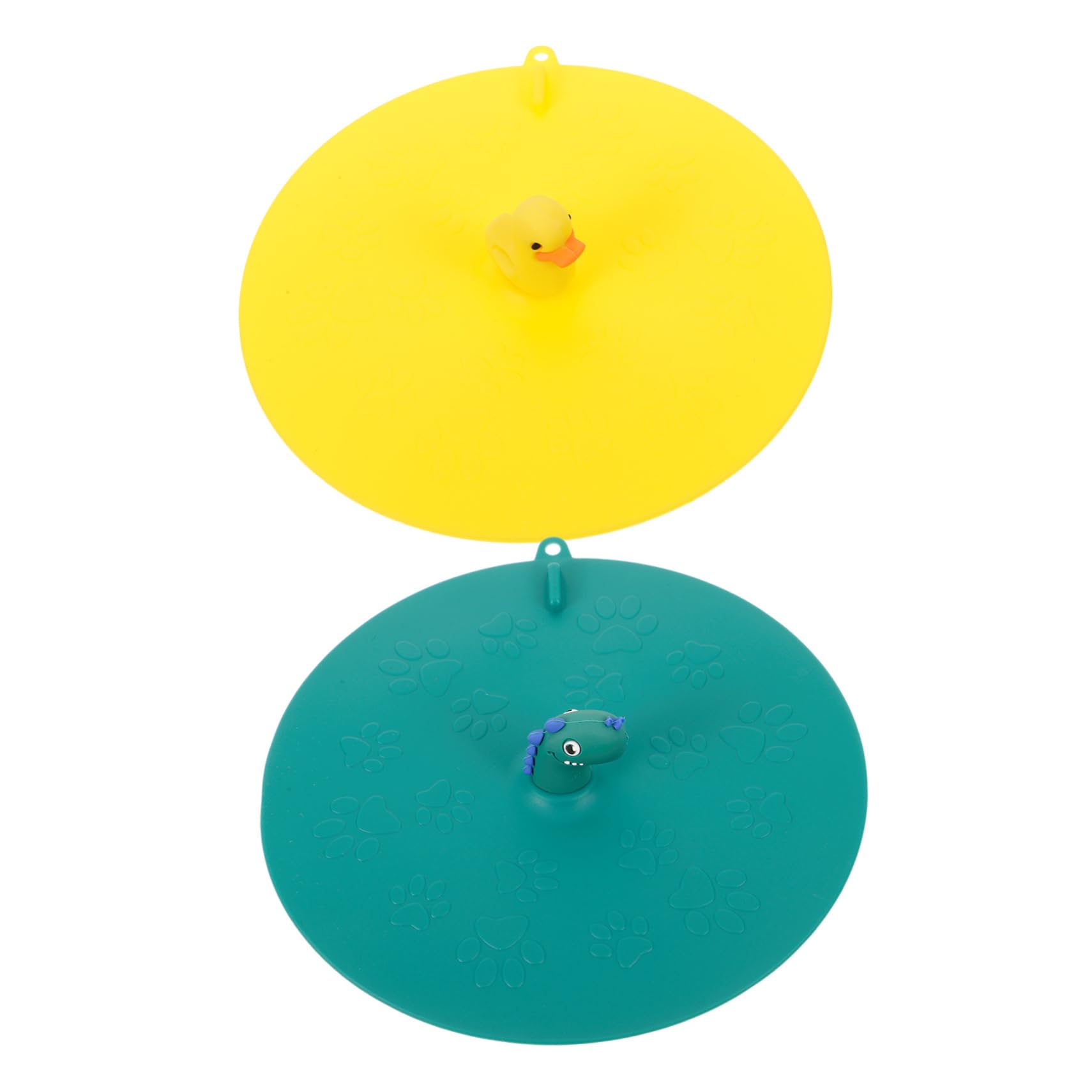 Homoyoyo 3 Set Tappi Per Scarico Silicone Per Bagno Design Cartoon Dinosauro Copertura Per Scarico Resistente E Antipolvere 2 Pezzi*3