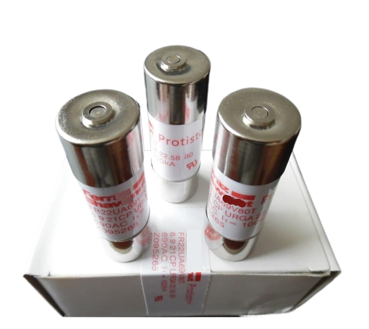 1pcs Fuses: FR22UA69V32T V095261/FR22UA69V40T/50T W095262 X095263/FR22UA69V63T Y095264 FR22UA69V80T Z095265 FR22UA69V100T N098222(FR22UA69V50T)