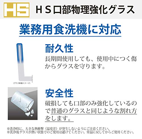 Toyo Sasaki Glass B-42104HS vaso 270 ml set 72 piezas miniatura 7