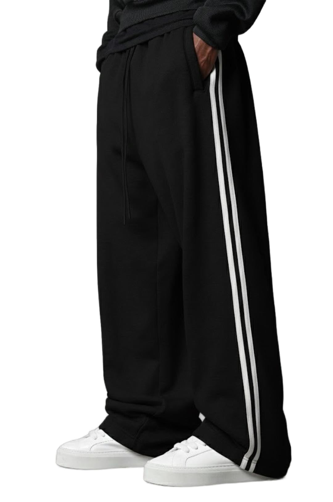 dockstreet Track Pant for Men || Baggy Fit || Track Pants || Full Elastic Jogger Track Pant || 100% Cotton-picture-30