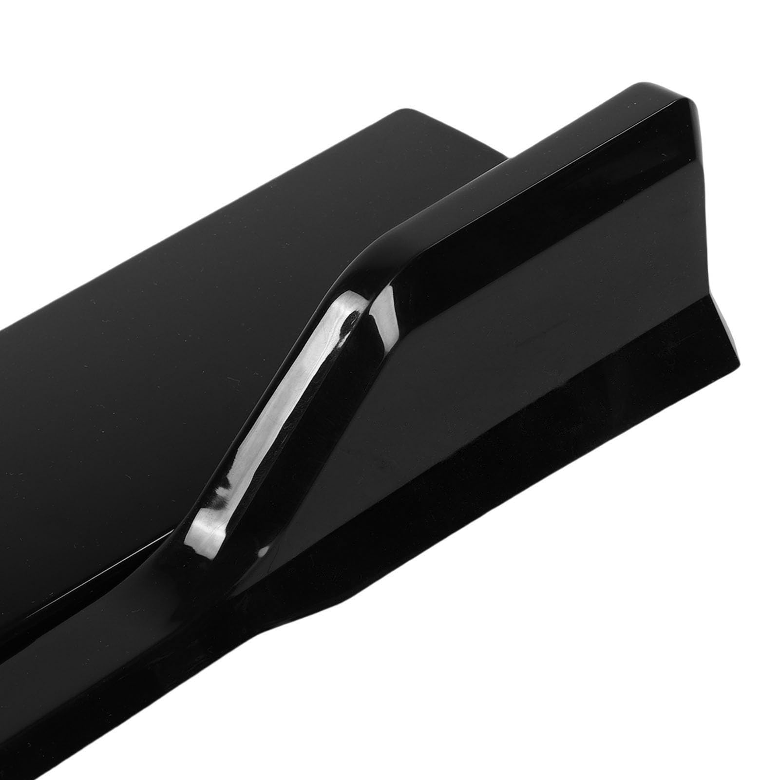 Minigonne Laterali per Auto, Minigonne Laterali Regolabili Universali da 105 Cm Body Rocker Panel Extension Splitter Lip Upgrade Kit per più Modelli di Auto (BLACK)