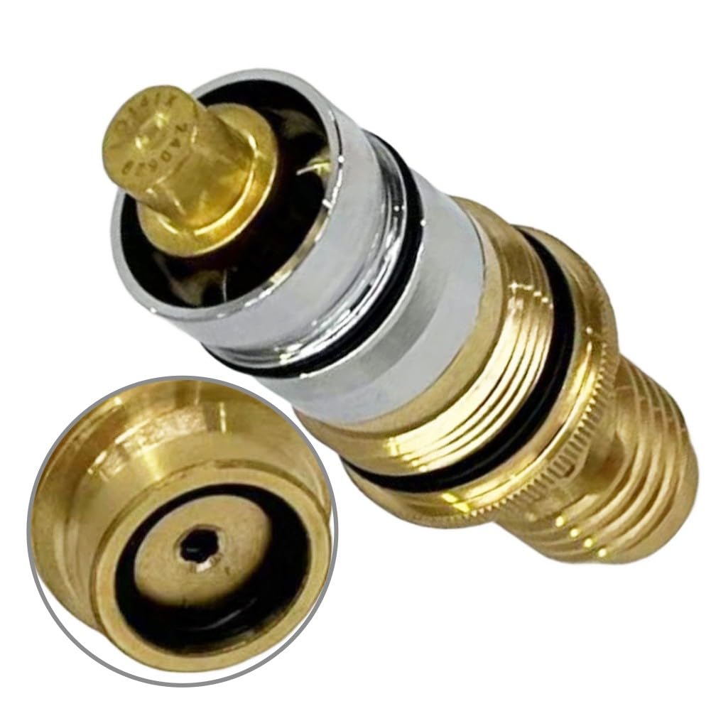 Cartucho Termostático Latón 1/2 pulgada | Compatible con cartucho termostático de latón de 1/2 pulgada