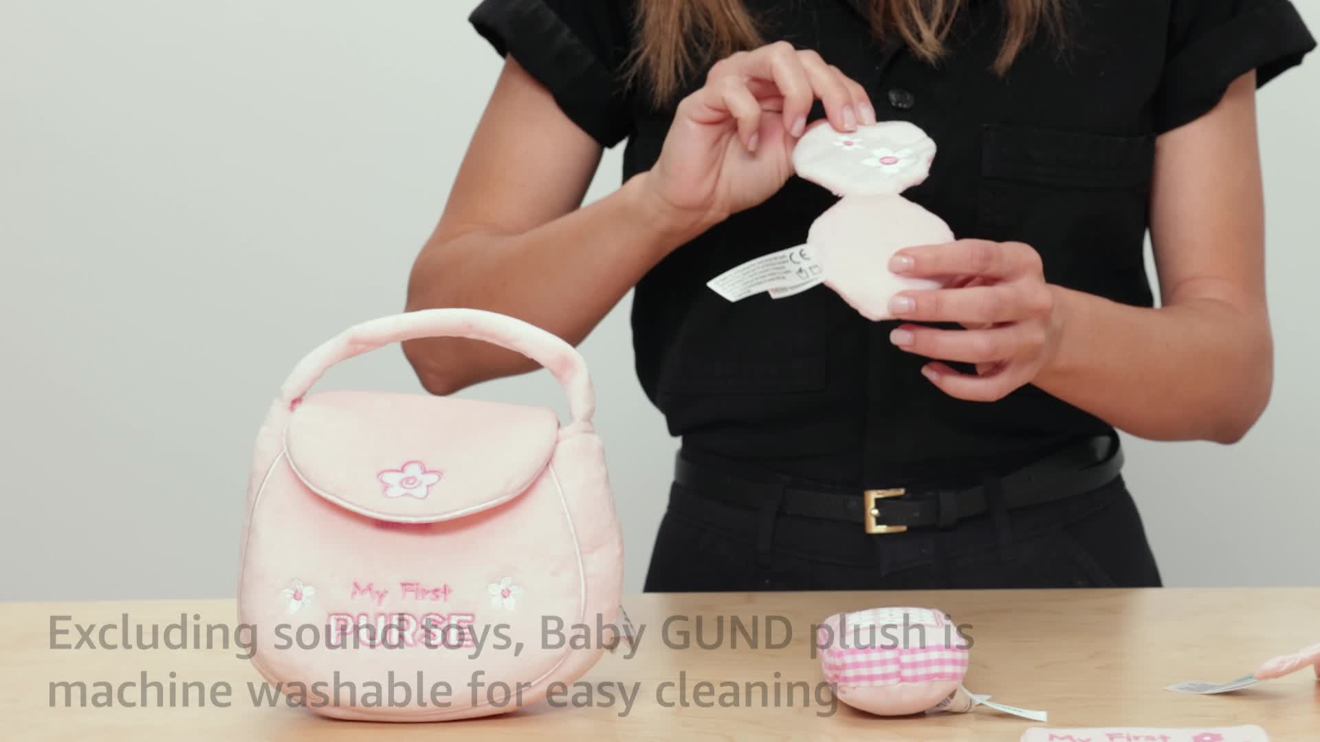 Amazon.com: GUND Baby My First Purse 5-Piece Sensory Plush Toy